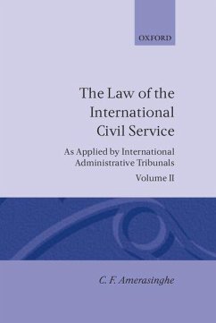 The Law of the International Civil Service - Amerasinghe, C F