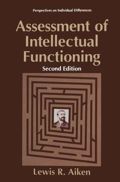 Assessment of Intellectual Functioning - Aiken, Lewis R.