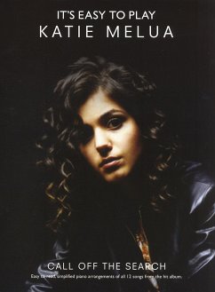 Cover It's easy to play Katie Melua: Call of the search Songbook for easy piano