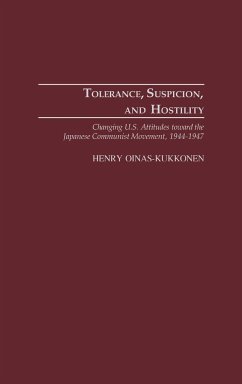 Tolerance, Suspicion, and Hostility - Oinas-Kukkonen, Henry