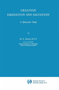 Creation Emanation and Salvation - Hallet, H. F.