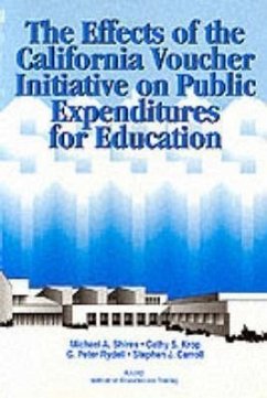 The Effects of the California Voucher Initiative on Public Expenditures for Education - Shires, Michael A