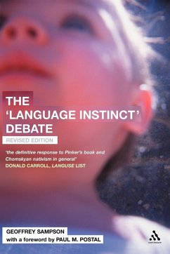 Cover The 'Language Instinct' Debate