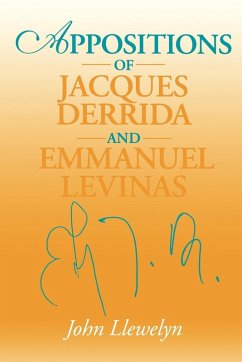 Cover Appositions of Jacques Derrida and Emmanuel Levinas