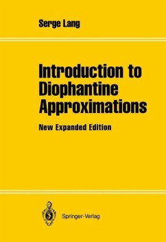 Introduction to Diophantine Approximations - Lang, Serge