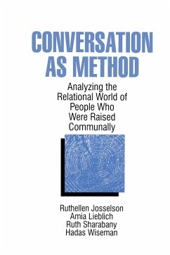 Conversation As Method - Josselson, Ruthellen; Lieblich, Amia; Sharabany, Ruth