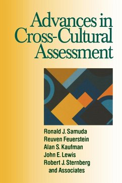 Advances in Cross-Cultural Assessment - Samuda, Ronald J.; Associates, N/A; Feuerstein, Reuven