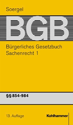 Cover Bürgerliches Gesetzbuch. Band 14: Sachenrecht 1 (§§ 854-984 BGB)