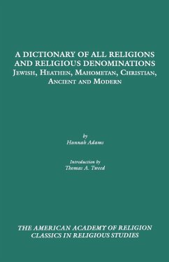 Cover A Dictionary of All Religions and Religious Denominations