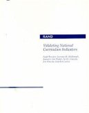Validating National Curriculum Indicators