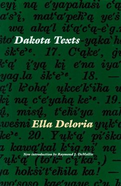 Dakota Texts - Deloria, Ella Cara