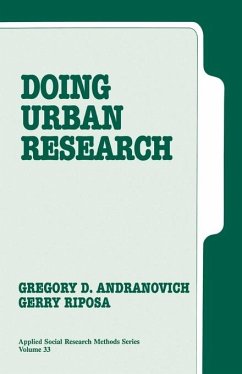 Doing Urban Research - Andranovich, Gregory D.; Riposa, Gerry