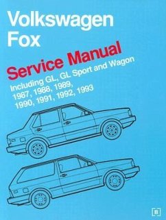 Volkswagen Fox Service Manual: 1987-1993 - Bentley Publishers