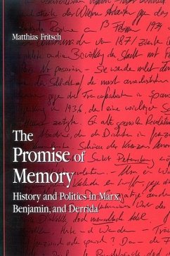 The Promise of Memory: History and Politics in Marx, Benjamin, and Derrida - Fritsch, Matthias