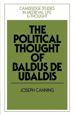 The Political Thought of Baldus de Ubaldis - Canning, Joseph