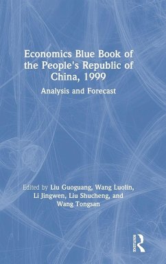 Economics Blue Book of the People's Republic of China, 1999 - Guoguang, Liu