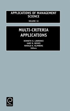 Multi-Criteria Applications - Lawrence, Kenneth D / Klimberg, Ronald (eds.)