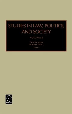 Studies in Law, Politics, and Society - Sarat, Austin / Ewick, Patricia (eds.)