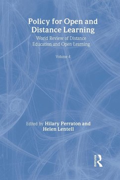 Policy for Open and Distance Learning - Lentell, Helen / Perraton, Hilary (eds.)