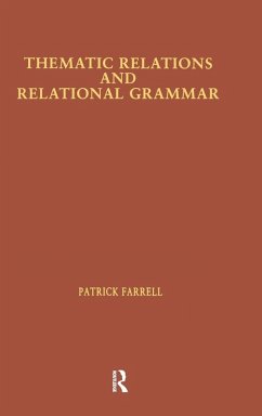 Cover Thematic Relations and Relational Grammar