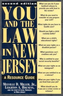 You and the Law in New Jersey - Holness, Leighton A; Miller, Melville D Jr