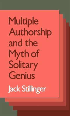 Cover Multiple Authorship and the Myth of Solitary Genius