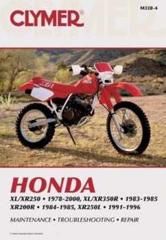 Honda XL/XR250 (1978-2000) & XL/XR350R (1983-1985) Motorcycle Service Repair Manual - Haynes Publishing