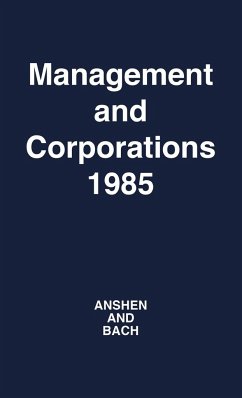 Management and Corporations, 1985 - Anshen, Melvin; Unknown