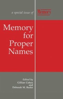 Memory for Proper Names - Cohen