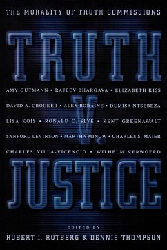 Truth v. Justice - Rotberg, Robert I. / Thompson, Dennis (eds.)