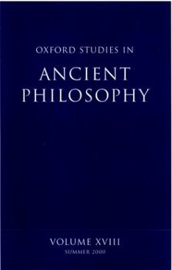 Oxford Studies in Ancient Philosophy - Sedley, David (ed.)