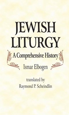 Jewish Liturgy a Comprehensive Histor - Elbogen, Ismar