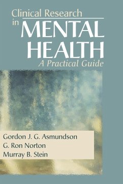 Clinical Research in Mental Health - Asmundson, Gordon J G; Norton, G Ron; Stein, Murray B