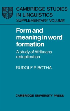 Form and Meaning in Word Formation - Botha, Rudolf P.