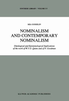 Nominalism and Contemporary Nominalism - Gosselin, Maria