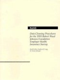 Data Cleaning Procedures for the 1993 Robert Wood Johnson Foundation Employer Health Insurance Survey