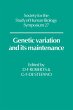 Genetic Variation and Its Maintenance - Bild 1
