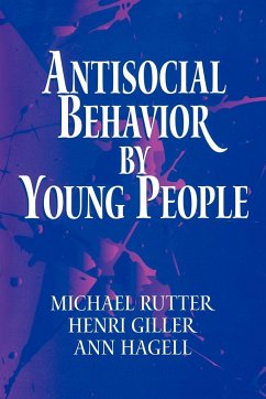 Antisocial Behavior by Young People - Rutter, Michael J.; Giller, Henri; Hagell, Ann