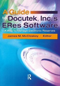 Guide to Docutek Inc.'s ERes Software - James Mccloskey Guide to Docutek Inc.'s ERes Software - James Mccloskey