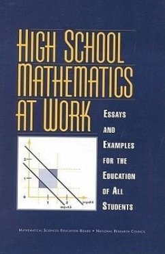 High School Mathematics at Work - National Research Council; Mathematical Sciences Education Board