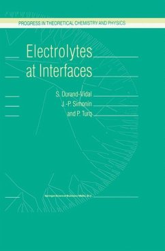 Electrolytes at Interfaces - Durand-Vidal, S.;Simonin, J.-P.;Turq, P.