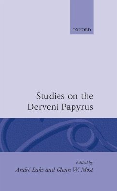 Studies on the Derveni Papyrus - Laks, André / Most, Glenn W. (eds.)