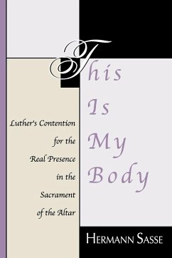 This Is My Body - Sasse, Hermann