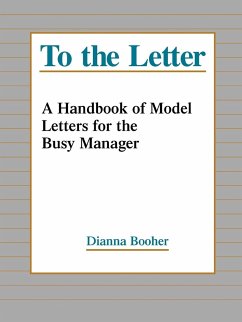 To the Letter - Booher, Dianna