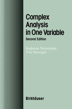 Complex Analysis in One Variable - Narasimhan, Raghavan;Nievergelt, Yves