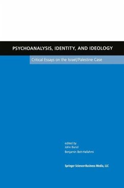 Psychoanalysis, Identity, and Ideology - Bunzl, John / Beit-Hallahmi, Benjamin (Hgg.)