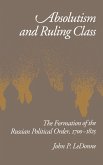 Absolutism and Ruling Class