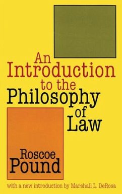 Pound, R: Introduction to the Philosophy of Law - Roscoe Pound; Marshall. L DeRosa Pound, R: Introduction to the Philosophy of Law - Roscoe Pound; Marshall. L DeRosa