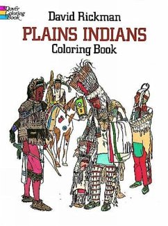 Plains Indians Coloring Book - Rickman, David