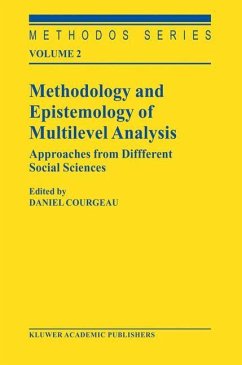 Methodology and Epistemology of Multilevel Analysis - Courgeau, D. (ed.)